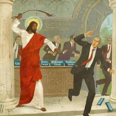 Jesus chasse les marchands du temple